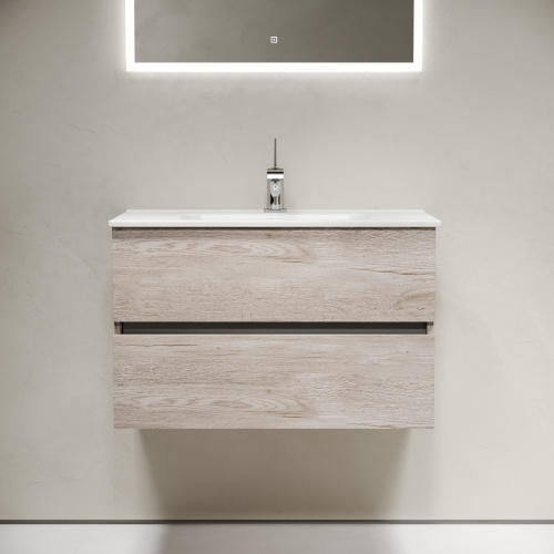 Тумба под раковину Sancos Urban UR80EG 79х45х55 настенная - фото 4